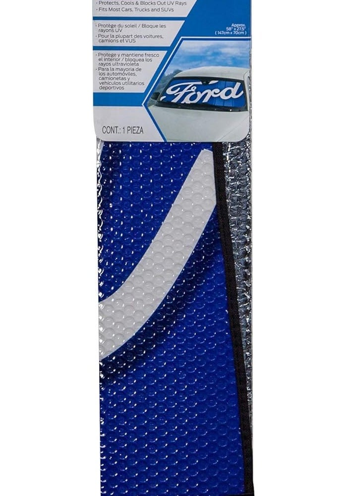 Plasticolor غطاء زجاج أمامي شمسية فورد زرقاء 003704R01 من بلاستيكلور - Image 2