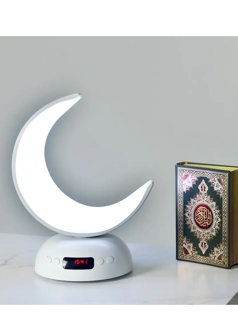 Equantu Slim Moon Lamp Qur'an Speaker  Changeable Colourful Lights With Remote - Image 2