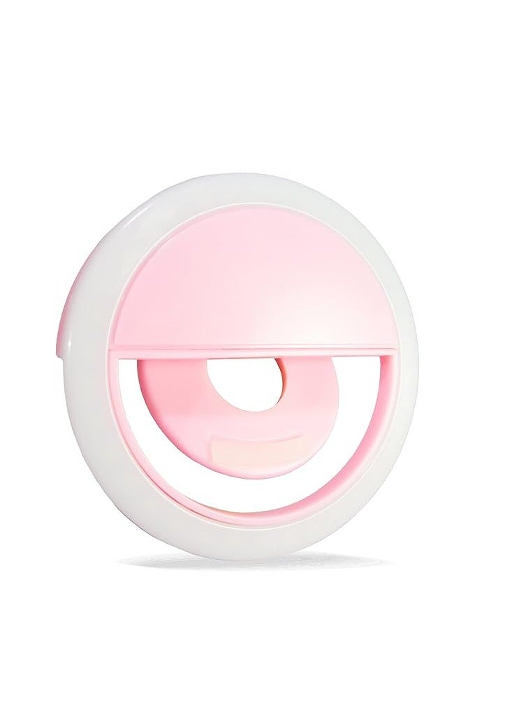 Clip-On LED Selfie Ring Light. Universal and Portable with Adjustable Brightness - Image 1