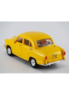 Centy Centy Toys Classic of Ambassador Car(Moris Oxford)-Kidsshub 13.3 X 5.3 X 5 cm, Weight:100gms ( Yellow Color)  - Image 2