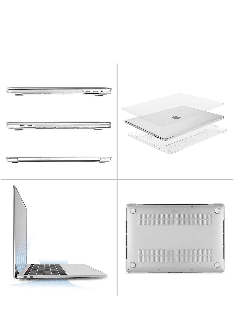 Generic MacBook Pro 13 inch Case M2 2022 2021 2020-2016 M1 A2338 A2251 A2289 A2159 A1989 A1708 A1706 Plastic Hard Shell Case & Keyboard Cover Skin Clear  - Image 4