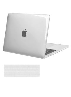 Generic MacBook Pro 13 inch Case M2 2022 2021 2020-2016 M1 A2338 A2251 A2289 A2159 A1989 A1708 A1706 Plastic Hard Shell Case & Keyboard Cover Skin Clear  - Image 1