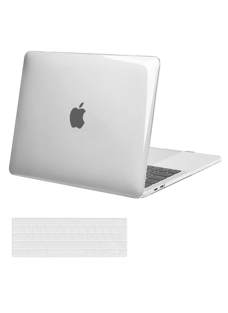 Generic MacBook Pro 13 inch Case M2 2022 2021 2020-2016 M1 A2338 A2251 A2289 A2159 A1989 A1708 A1706 Plastic Hard Shell Case & Keyboard Cover Skin Clear  - Image 3