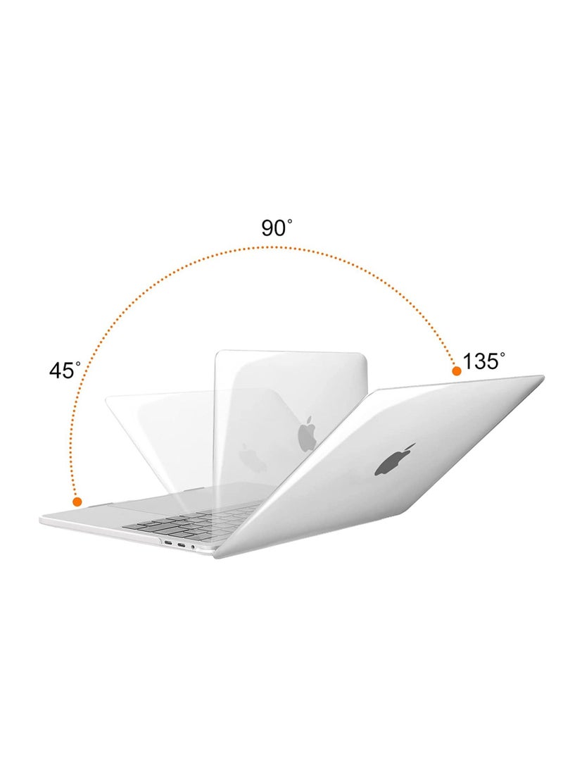 Generic MacBook Pro 13 inch Case M2 2022 2021 2020-2016 M1 A2338 A2251 A2289 A2159 A1989 A1708 A1706 Plastic Hard Shell Case & Keyboard Cover Skin Clear  - Image 5