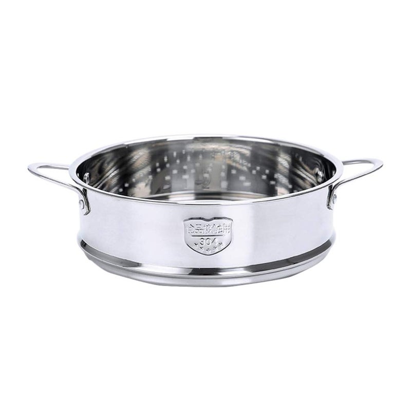 DOITOOL Stainless Steel Food Steamer Basket with Handles 9.44X7.67X2.36In Energy Efficient Multi-Vent Design for Steaming Vegetables Buns Dumplings in Home and Restaurant Kitchen - Image 1