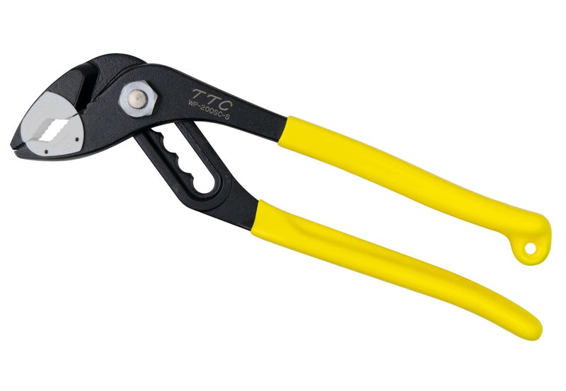 TSUNODA, WP-200SC-S, Soft Resin Jaw Water Pump Pliers, 8-inch - Image 1