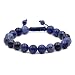 AD Beads Natural 10mm Gemstone Bracelets Healing Power Crystal Macrame Adjustable 79 Inch Sodalite - Image 2