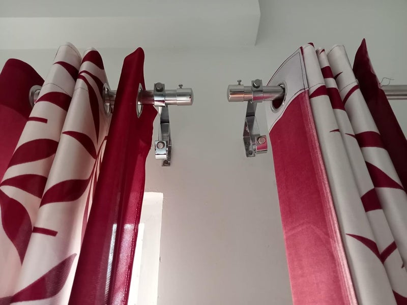 FAST غطاء نهاية قضيب الستارة المعدني الثقيل من الفولاذ المقاوم للصدأ CB45S للباب والنافذة 1 بوصة ملحقات قضيب الستارة (4) - Image 4