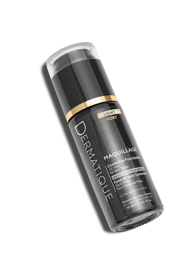 ديرماتيك كريم أساس مع عامل حماية من الشمس ( SPF 30 ) – فاتح – 30 مل - Image 2