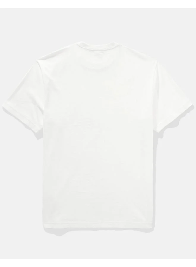 امريكان ايجل Embroidered Crew Neck Graphic T-Shirt