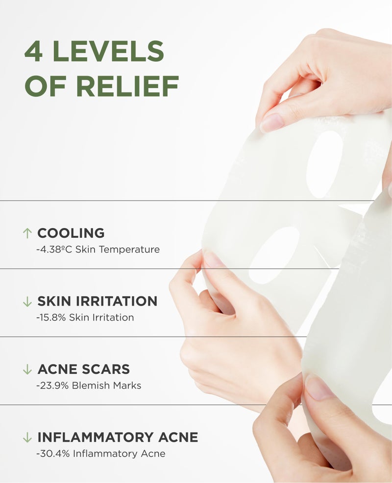 AROCELL OFFICIAL AROCELL Cica Hydrogel PDRN Mask 4 Facial Sheet with Panthenol & Centella Asiatica, Cooling Hydrogel Face Mask for Soothing Calming Sensitive Skin Korean Skincare | BSS Skincare Must-Have | 25gx4ea - Image 2