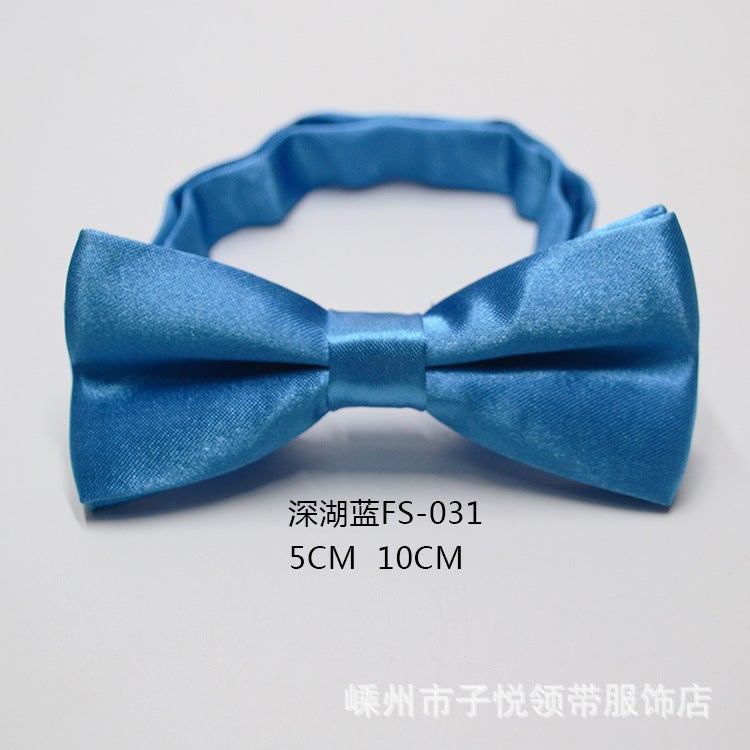 Loquat Candy Color Baby Performance Bowtie Deep Lake Blue