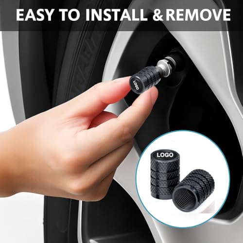 Prplet Aluminum Alloy Car Tyre Valve Caps (Set of 4) | Anti-Leak Rubber O-Ring | Rustproof | Universal Fit for Cars, Bikes & Universal (SUZ-ZOKI) - Image 3