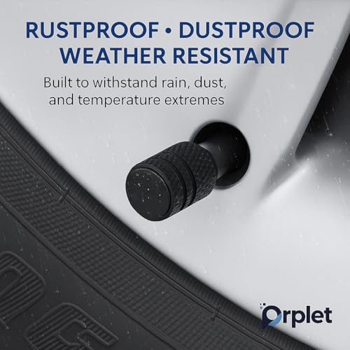 Prplet Aluminum Alloy Car Tyre Valve Caps (Set of 4) | Anti-Leak Rubber O-Ring | Rustproof | Universal Fit for Cars, Bikes & Universal (SUZ-ZOKI) - Image 4