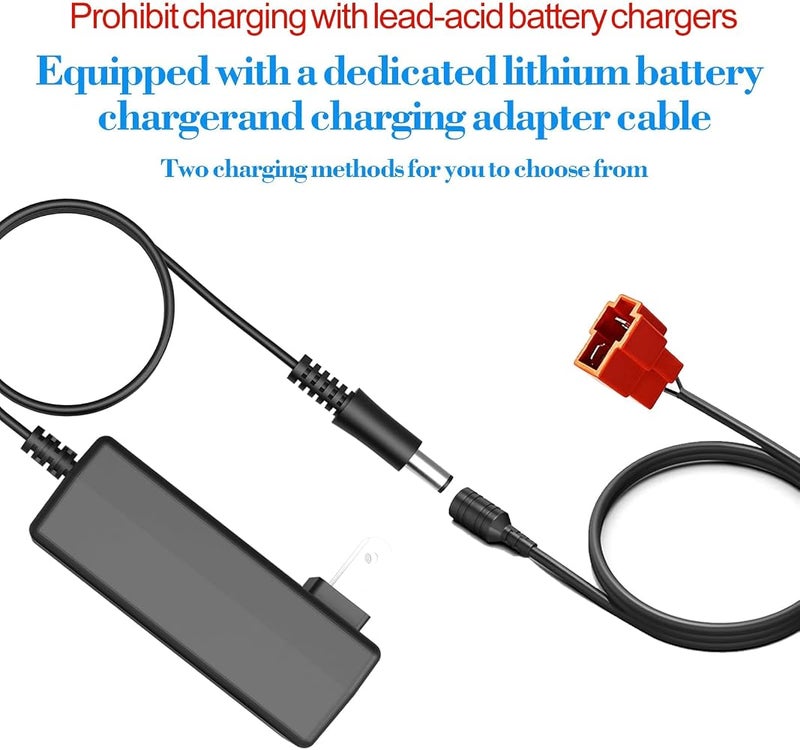 CHUNCAIL 12 V, 7 Ah Lithium-Ion Battery with Charger – Replacement Battery for Children's Ride-On Cars - Image 5