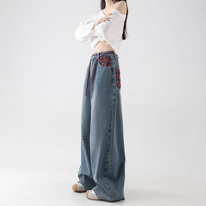 Unisex Classic Denim Jeans Loose Fit Daily Outdoor Wear - Image 4