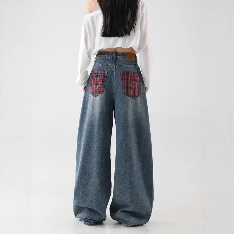 Unisex Classic Denim Jeans Loose Fit Daily Outdoor Wear - Image 5