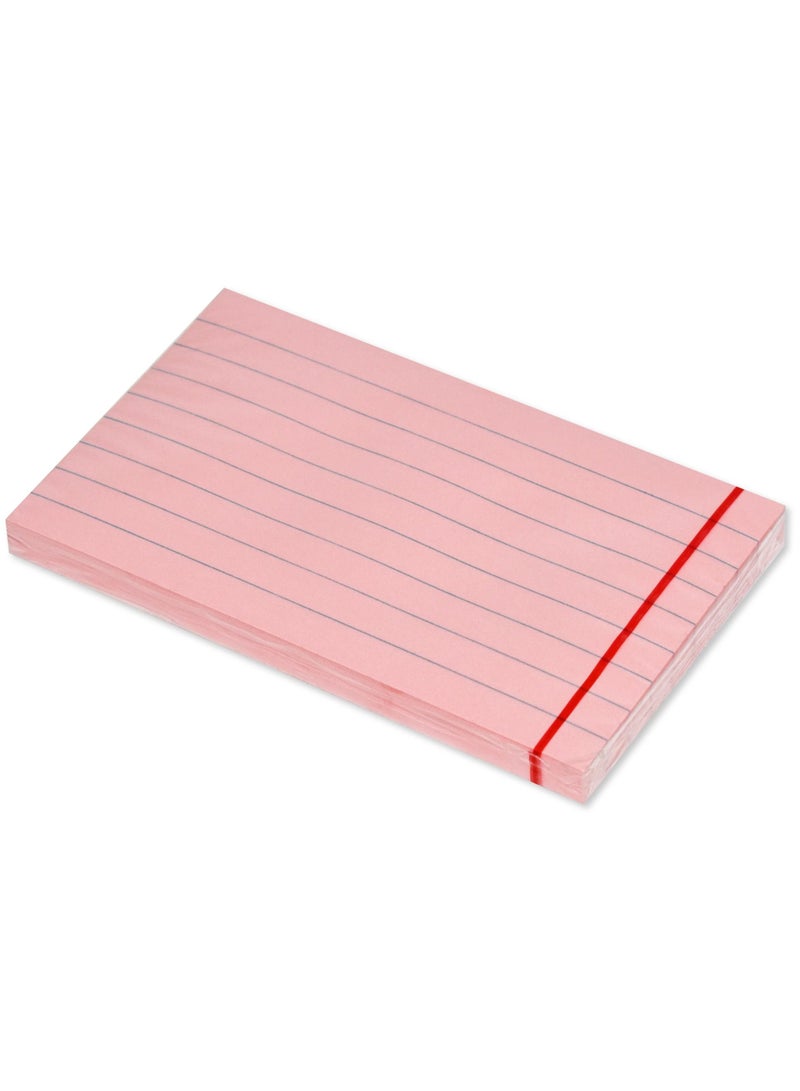 FIS Sticky Note Pad, 3X5 inches, Pack of 12, Ruled Pastel Pink -FSPO3X5RPPI - Image 3