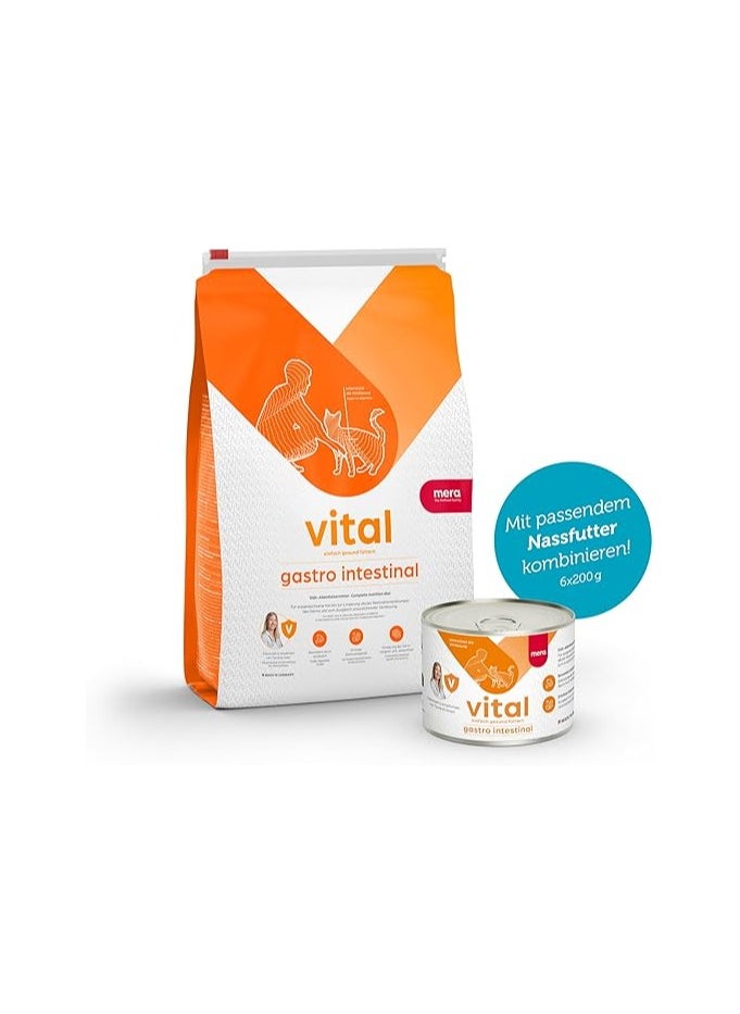 Mera Cat - MeraVital Gastro Intestinal Cat Food - Specialized Diet for Digestive Health - Supports Stomach, Intestines, and Pancreas 3 Kg - Image 1