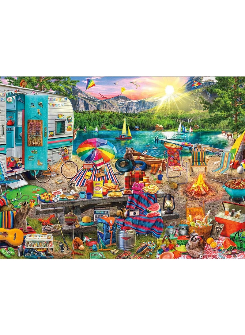 Buffalo Games - aimee stewart - the family campsite - 1000 piece jigsaw puzzle