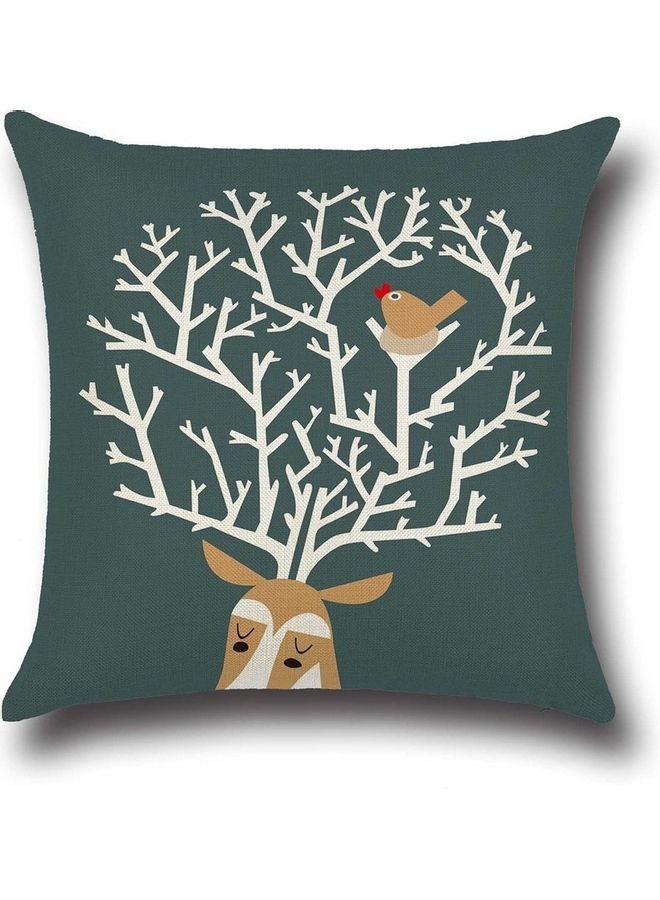 NIBEMINENT Decorative Cotton Linen Cushion Cover Multicolour