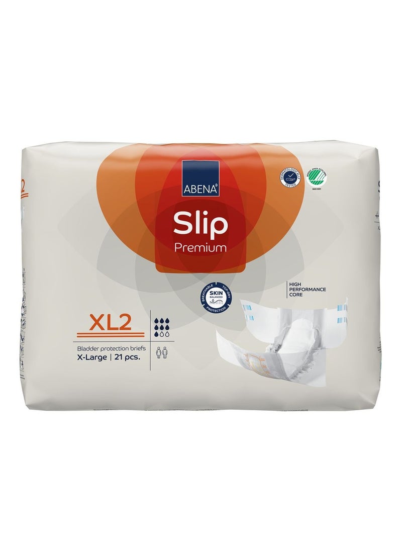 Abena Slip Premium Xl2 Diaper 21'S 