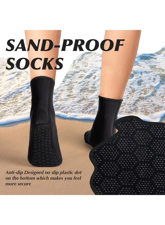 Yakevo Neoprene socks, Water Socks 3 mm Diving Socks Booties for Outdoor Water Sports - Image 2