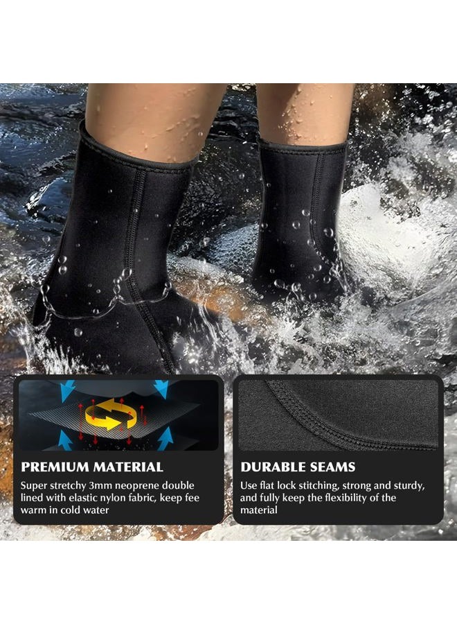 Yakevo Neoprene socks, Water Socks 3 mm Diving Socks Booties for Outdoor Water Sports - Image 5
