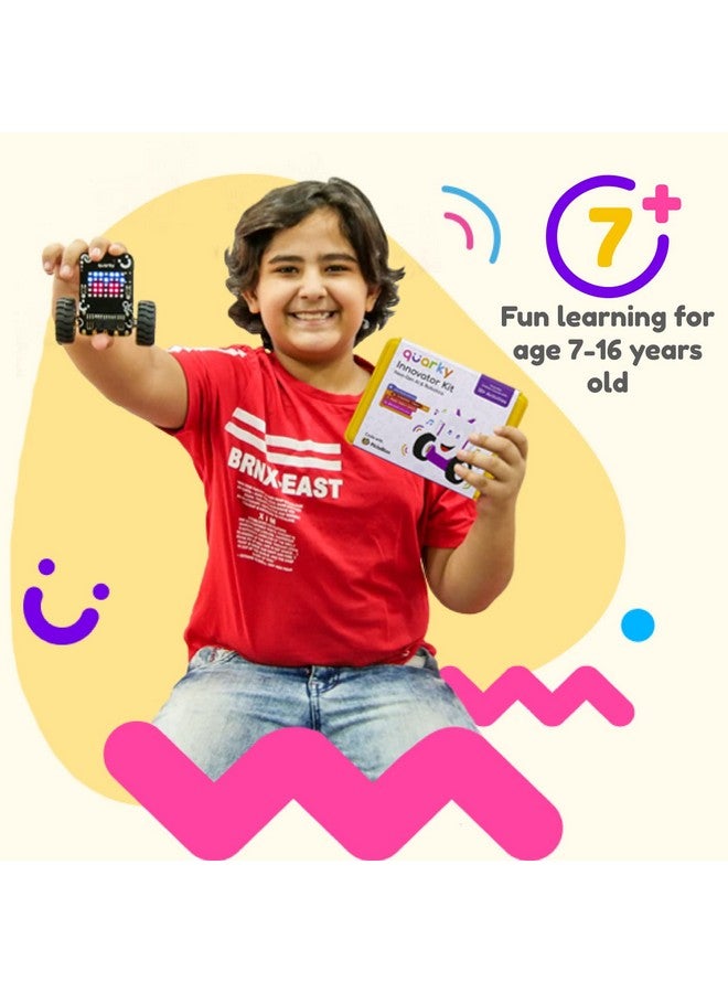 STEMpedia Quarky Innovator Kit | Best AI Robot Toy Kit for 7+ Year Kids | Learn Robotics with 30+ Interesting AI and ML Projects - Image 4
