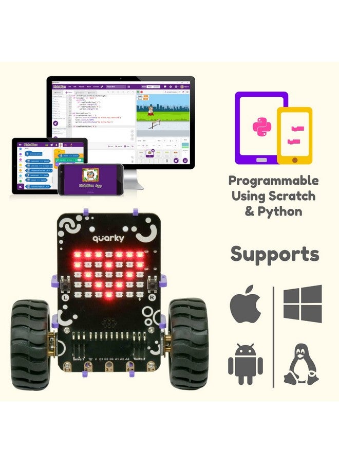 STEMpedia Quarky Innovator Kit | Best AI Robot Toy Kit for 7+ Year Kids | Learn Robotics with 30+ Interesting AI and ML Projects - Image 5