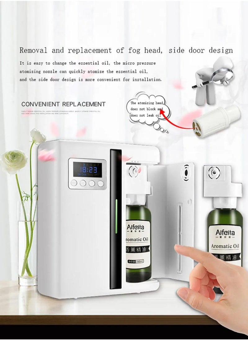 AROAQ - Scent Machine Aroma Diffuser Wall Mounted Hotel 160ML Aroma Diffuser With Fan Inside For Large Area Hotel Lobby Home Fragrance - Image 1