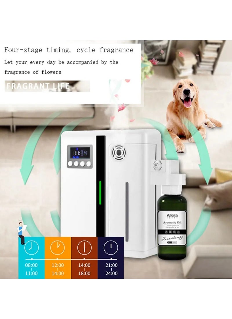 AROAQ - Scent Machine Aroma Diffuser Wall Mounted Hotel 160ML Aroma Diffuser With Fan Inside For Large Area Hotel Lobby Home Fragrance - Image 1