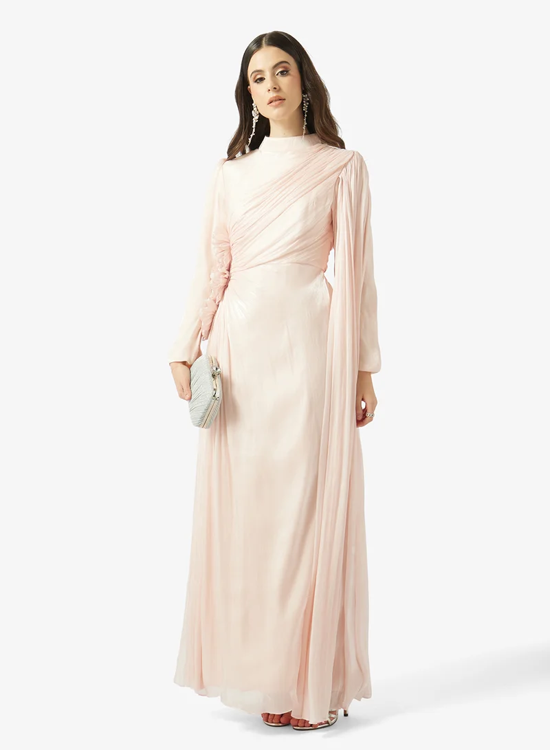 نمشي x Draped Gown Sleeve Trail