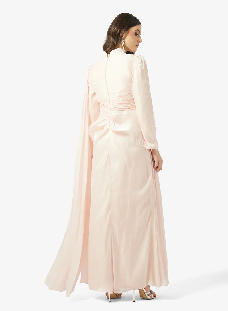 Namshi x  Draped Gown Sleeve Trail for Women | Best Price UAE