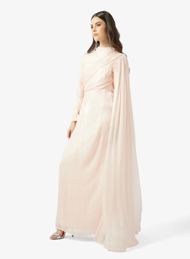 نمشي x Draped Gown Sleeve Trail