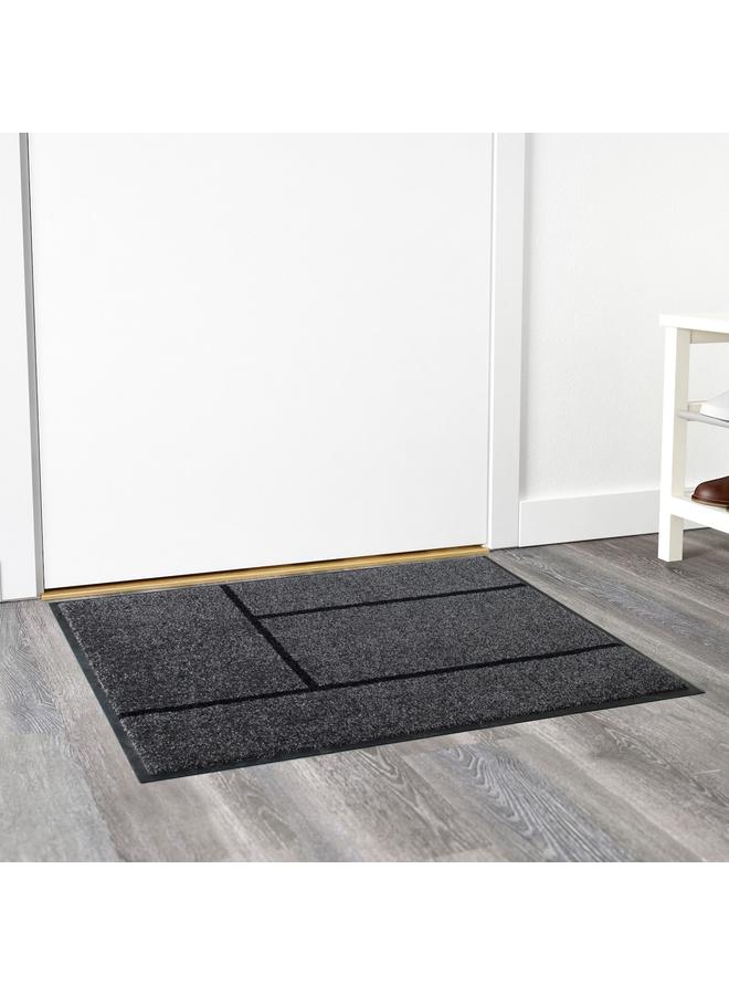 Zaboon Door mat, grey/black, 69x90 cm - Image 3