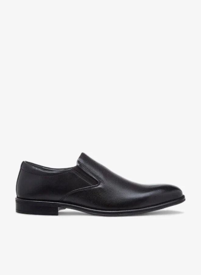 DUCHINI BLACK Men's Textured Slip-On Loafers for Men | Best Price UAE