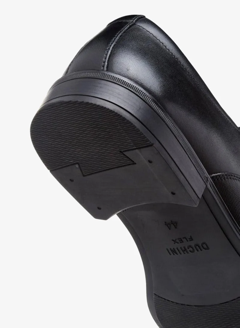 DUCHINI BLACK Men's Textured Slip-On Loafers for Men | Best Price UAE