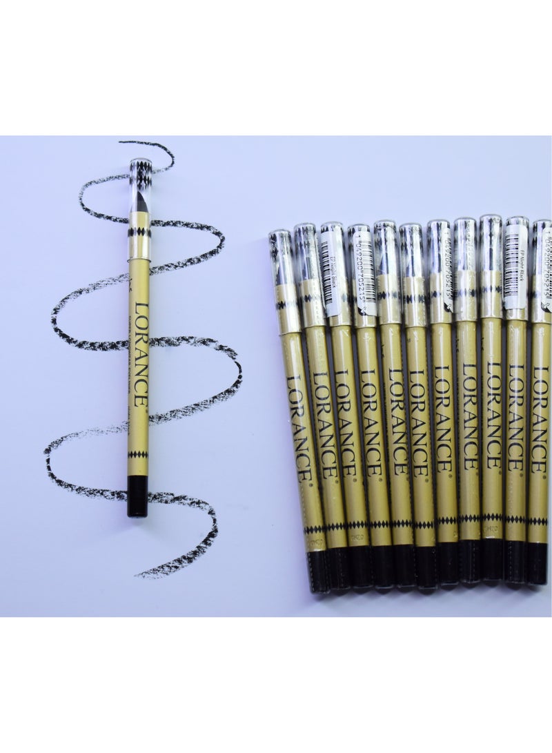 LORANCE 12 Pieces Super Longwear Eye Liner Night Black - Image 1