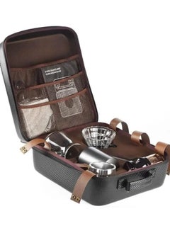 OTTAL Coffee Maker Set，pour over coffee kit with Portable Carry Case, Coffee Kettle with Drip Filter Coffee Share Pot, Filters, Coffee Scale, Double wall Mug, Manual Coffee Grinder  - Image 4