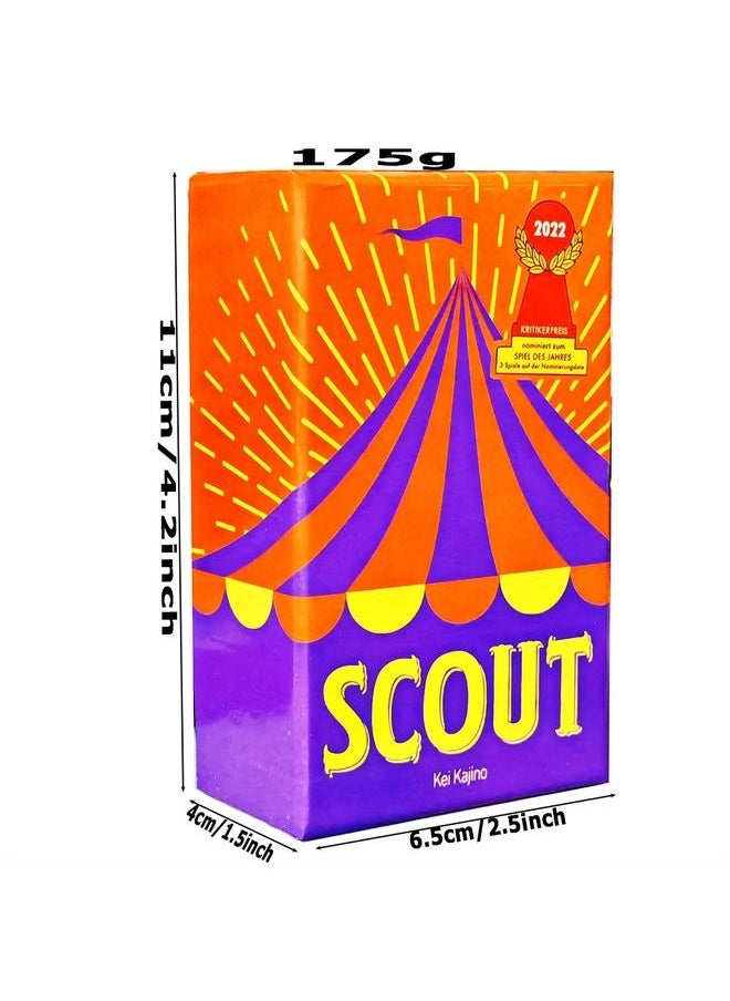 NIBEMINENT - Scout,oink Games All-English Locket Series Circus, Multi-person Party Star Scout Game Table Game Card - Image 1