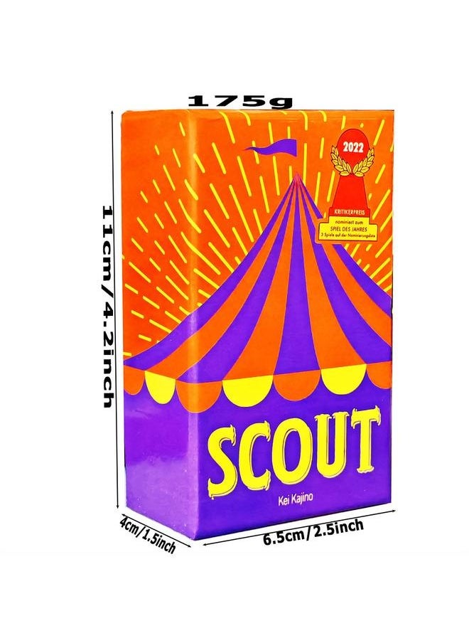 NIBEMINENT - Scout,oink Games All-English Locket Series Circus, Multi-person Party Star Scout Game Table Game Card - Image 1