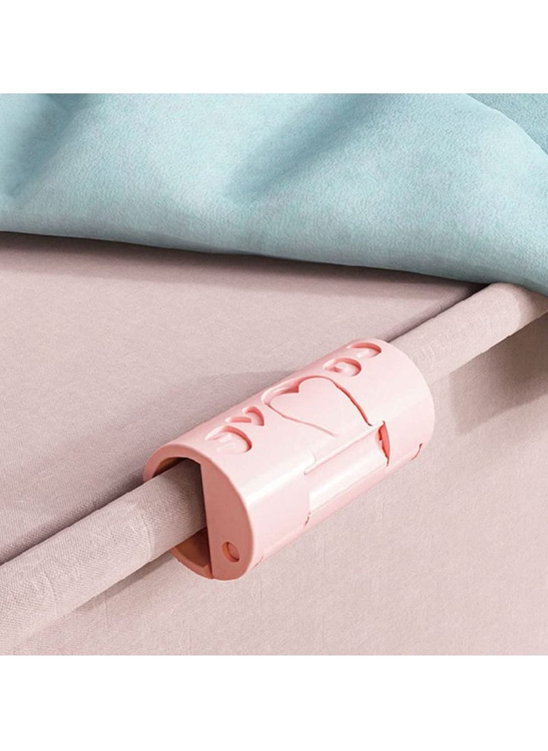 KASTWAVE Bed Sheet Clip Bed Sheet Fasteners Holder Non- Slip Elastic Mattress Corner Clips for Full Size Bed 24pcs, White  - Image 4