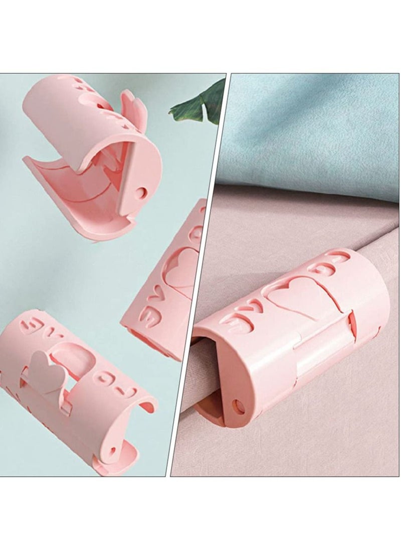 KASTWAVE Bed Sheet Clip Bed Sheet Fasteners Holder Non- Slip Elastic Mattress Corner Clips for Full Size Bed 24pcs, White  - Image 3