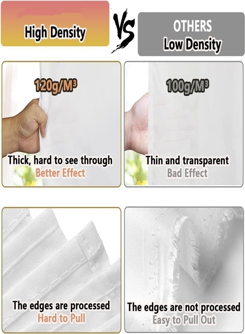 VarioNest 3M X 1.5M Backdrop for Photography White Photo Background Screen for Photo Video Studio Photoshoot Zoom,Indoor shooting,Outdoor shooting,Video Recording,Portrait shooting,Goods shooting,Pet shooting - Image 5