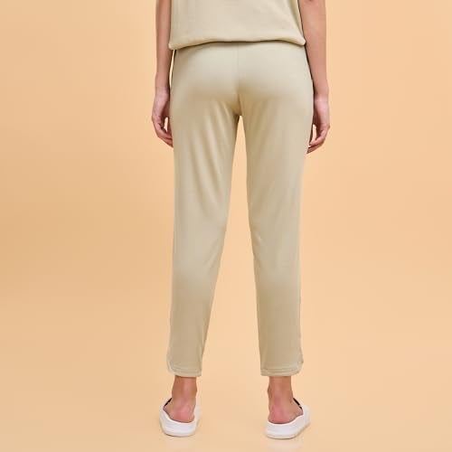 Enamor Essentials Womens E048-Mid Rise 7/8th Relaxed fit Lounge Pants - Image 4