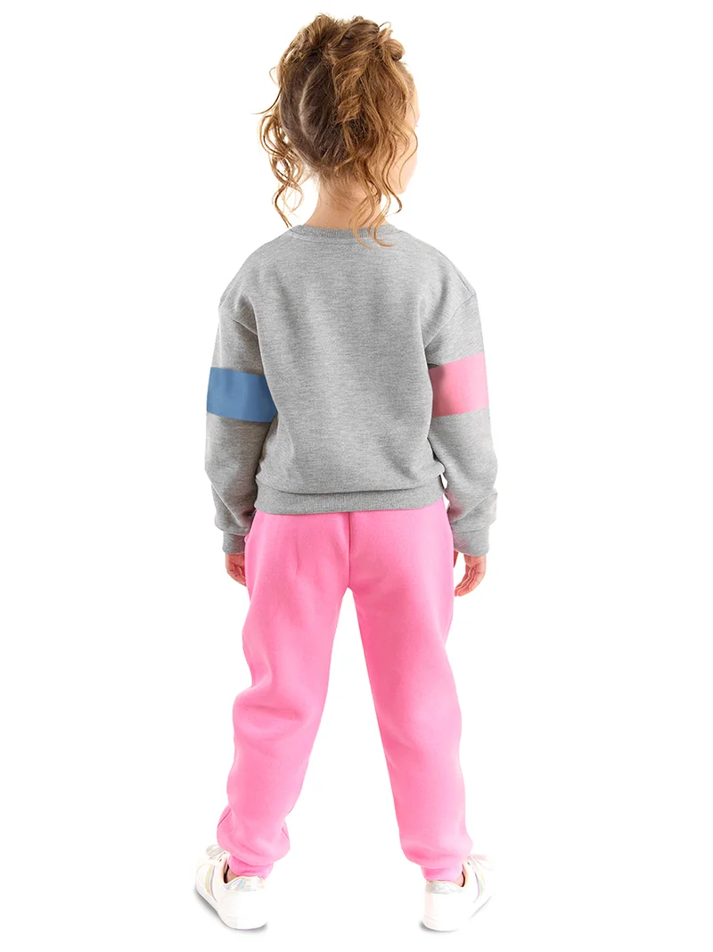 دينوكيدس بدلة رياضية للبنات على شكل قطة قوس قزح