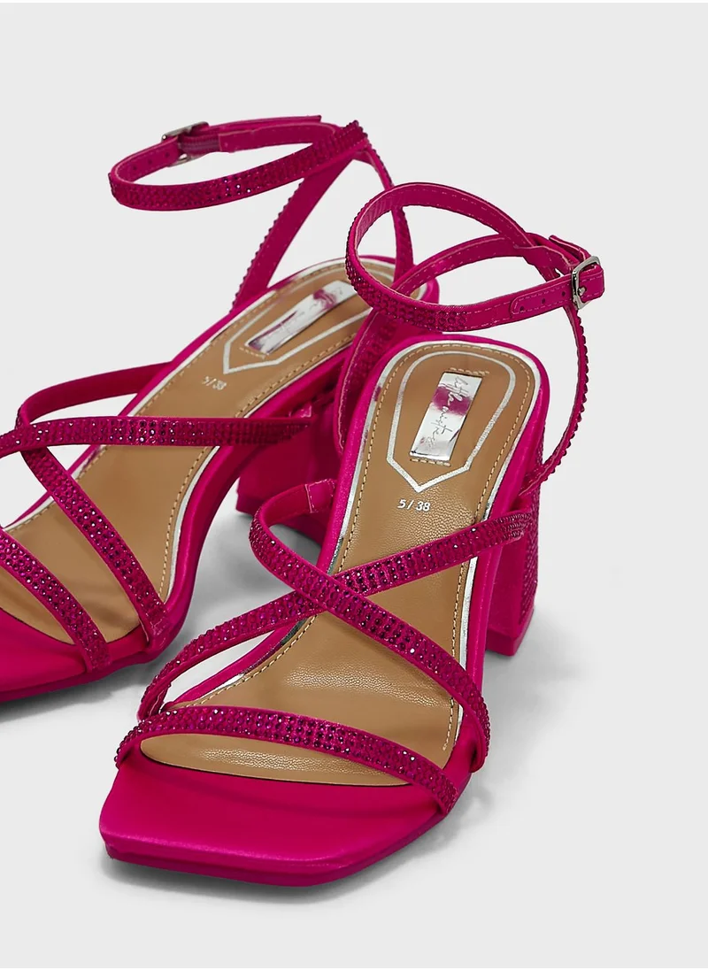 NEW LOOK Voom Ankle Strap High Heel Sandals