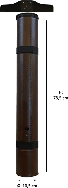 Yuga Faux Leather Project Tube 10 5 cm Dark Brown
