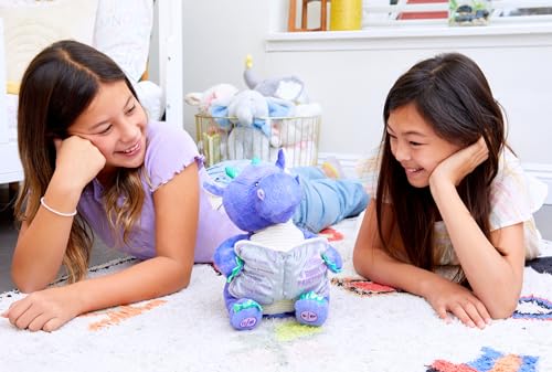 Cuddle Barn | Dalton The Storytelling Dragon 12" Animated Stuffed Animal Plush Toy | Mouth Moves, Head Sways and Book Lights Up | Recites 5 Fairy-Tales - Image 5